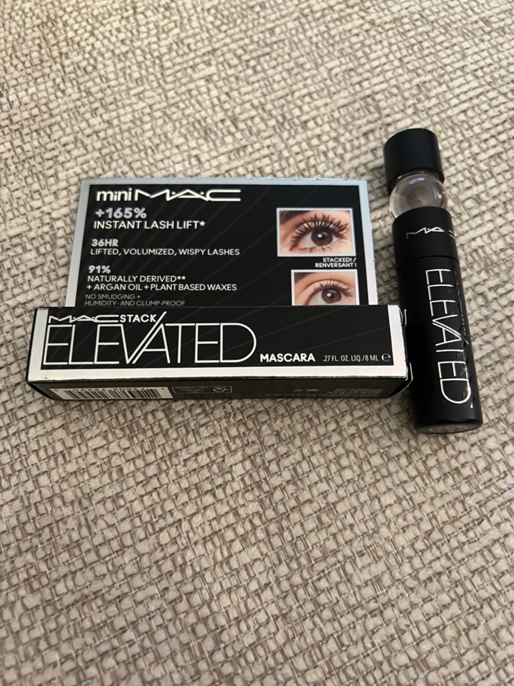 M·A·CSTACK ELEVATED MASCARA Black Stack .27 FL oz 8ml NIB